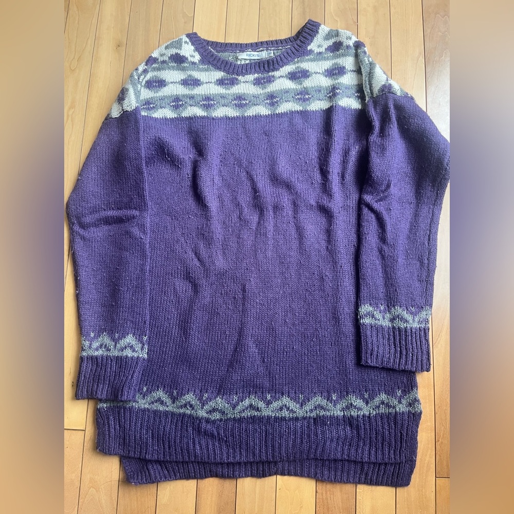 Ricki’s hi-lo tunic sweater S